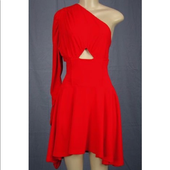 VERSACE VERSUS One Shoulder Party Dress Sz 40 - Picture 6 of 6